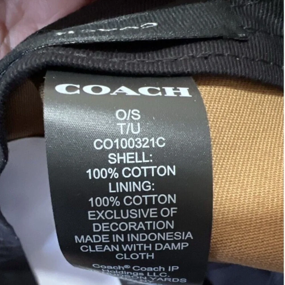 COACH Logo Embroidered BASEBALL  Cap/Hat Color: Light Saddle NWT retail: $75 - Picture 5 of 9